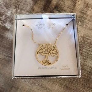 NWT Devin Rose Tree of Life Necklace